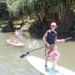 Paddling with my girls