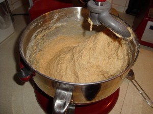 bread dough is still sticky