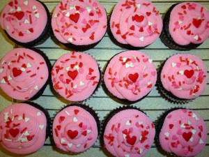 valentine's day cupcakes