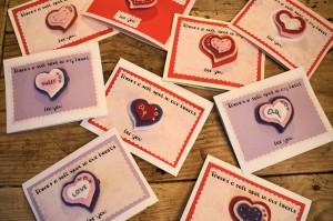 diy valentines hair clips from felt