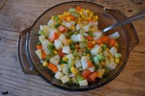 vegetables for chicken pot pie