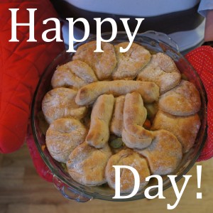 Make Chicken Pot Pie for dinner to celebrate pi day March 14